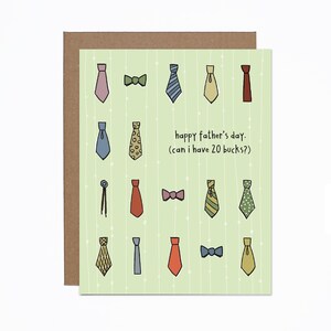Father's Day Card - Dad card - Stepdad card - Stepfather - Can I Have 20 Bucks card
