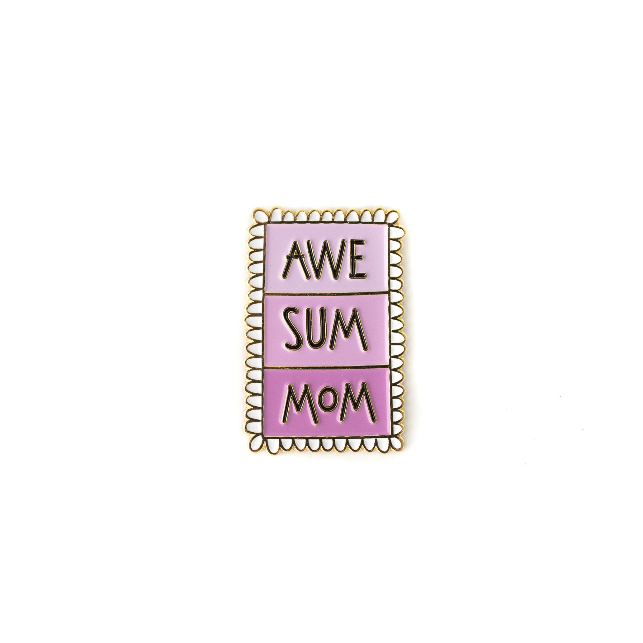 Awesome Mom Enamel Pin Best Mom Pin Mothers Day Pin Etsy Canada
