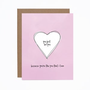 Carte « Soyez vous-même » - Cartes pour adolescents - Enfants - Encouragements - Parlons-en - Carte Soyez vous-même - Être parent - C'est mieux - LGBTQ