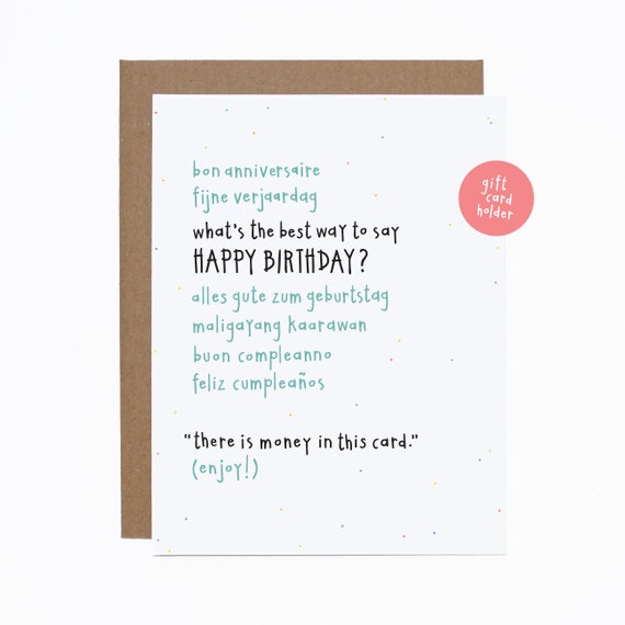 funny happy birthday card