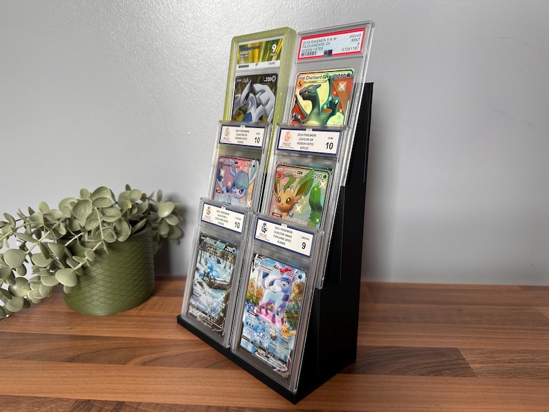 Graded Card Display Stand Holds Up To 9 PSA, ACE or BGS slabs image 15
