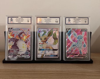 Graded Card Display Stand Holds 3 PSA, ACE or BGS slabs