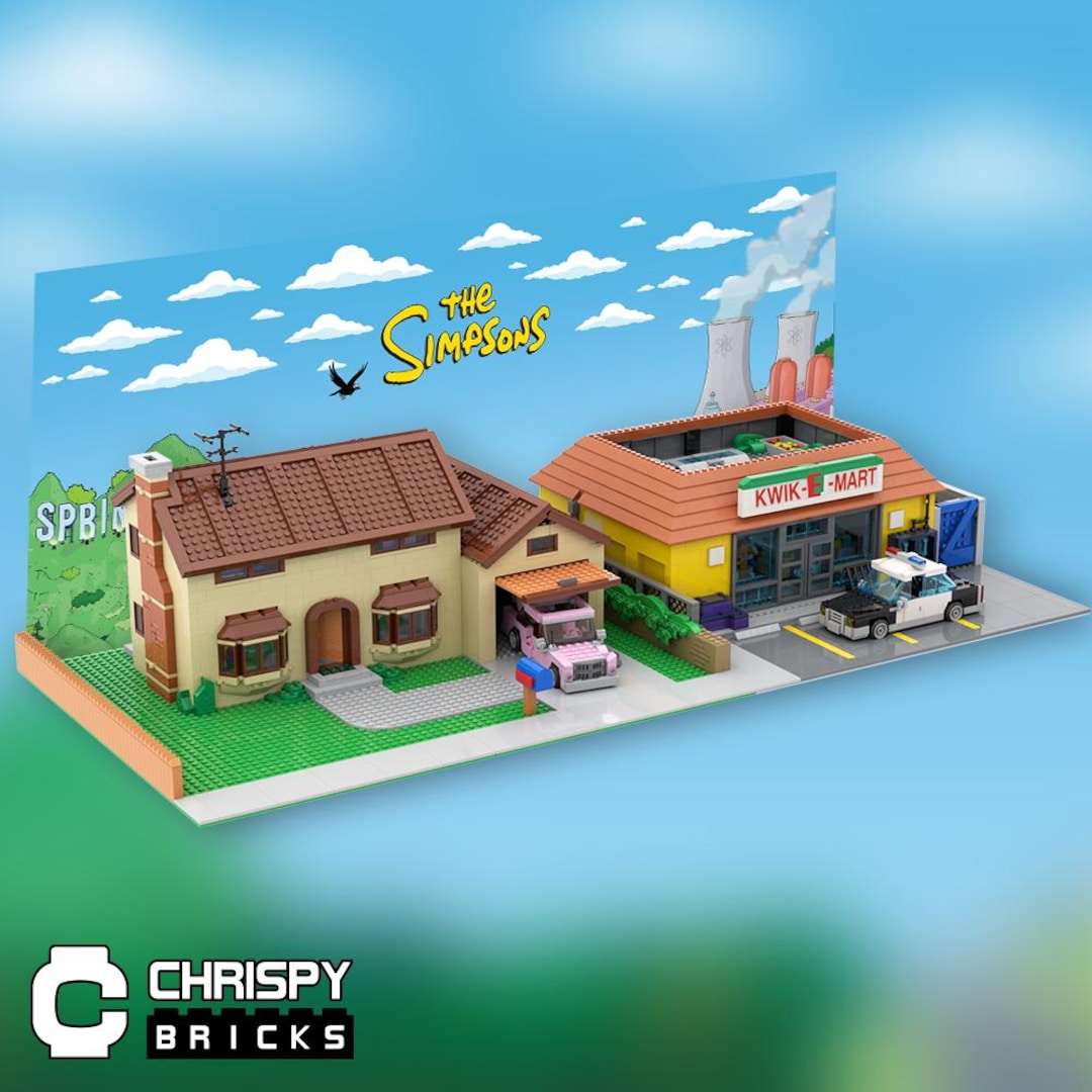 Milhouse Lego Simpsons Bricklink LEGO Simpsons Display Base