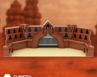 LEGO Geonosian Arena - Custom PDF Instructions and Background Only (No Pieces)