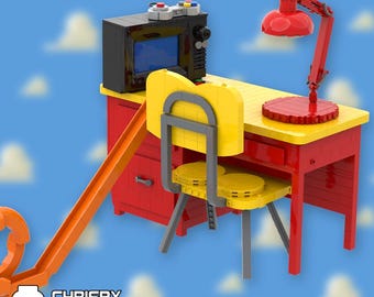 LEGO Toy Story Andy's Desk - Custom PDF Instructions Only (No Pieces)