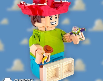 LEGO Toy Story Andy Big Figure - Custom PDF Instructions Only (No Pieces)
