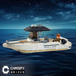 LEGO Dexter Slice of Life Boat - Instruções em PDF personalizadas e arquivos de adesivos