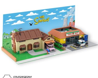Simpsons House Lego Kwik E Mart Bricklink The Kwik-E-Mart 71016