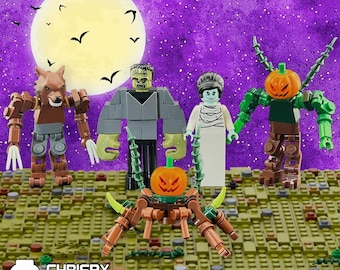 LEGO Halloween Monsters - Custom PDF Instructions Only (No Pieces)