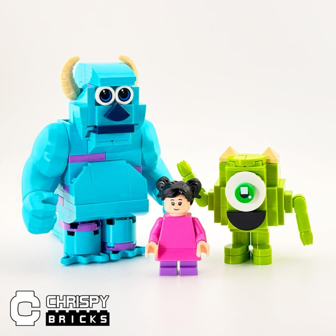 Custom LEGO Monsters Inc. Characters - PDF Instructions Only (no Pieces) -  Etsy