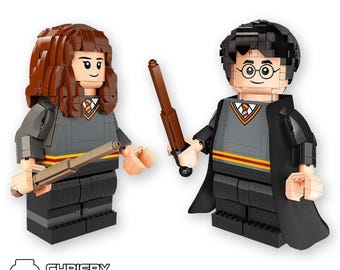 LEGO Harry Potter and Hermione Granger Mid Legs - Custom PDF Instructions Only (No Pieces)