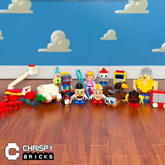 Custom LEGO Toy Story Characters PDF Instructions and Sticker Files
