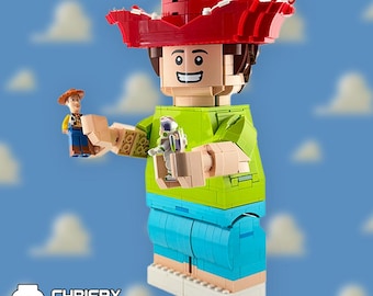 LEGO Toy Story Andy Big Figure - Mid Legs - Custom PDF Instructions Only (No Pieces)