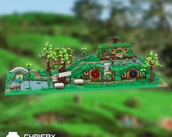 LEGO The Shire - Custom PDF Instructions and Background Only (No Pieces)
