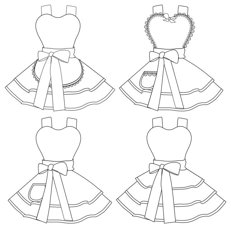 Womens Retro Apron Pattern and Tutorial image 3