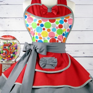 Gumball Machine Candy Land Cosplay Apron