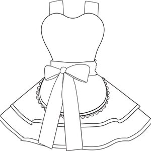 Custom Cute Apron You Choose Fabrics image 4