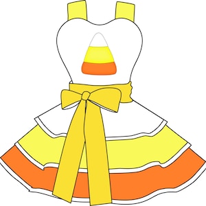 Design Your Own Apron 4 Coloring Pages Digital Instant PDF Download image 3