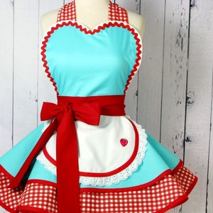 Womens Retro Apron Pattern and Tutorial image 7