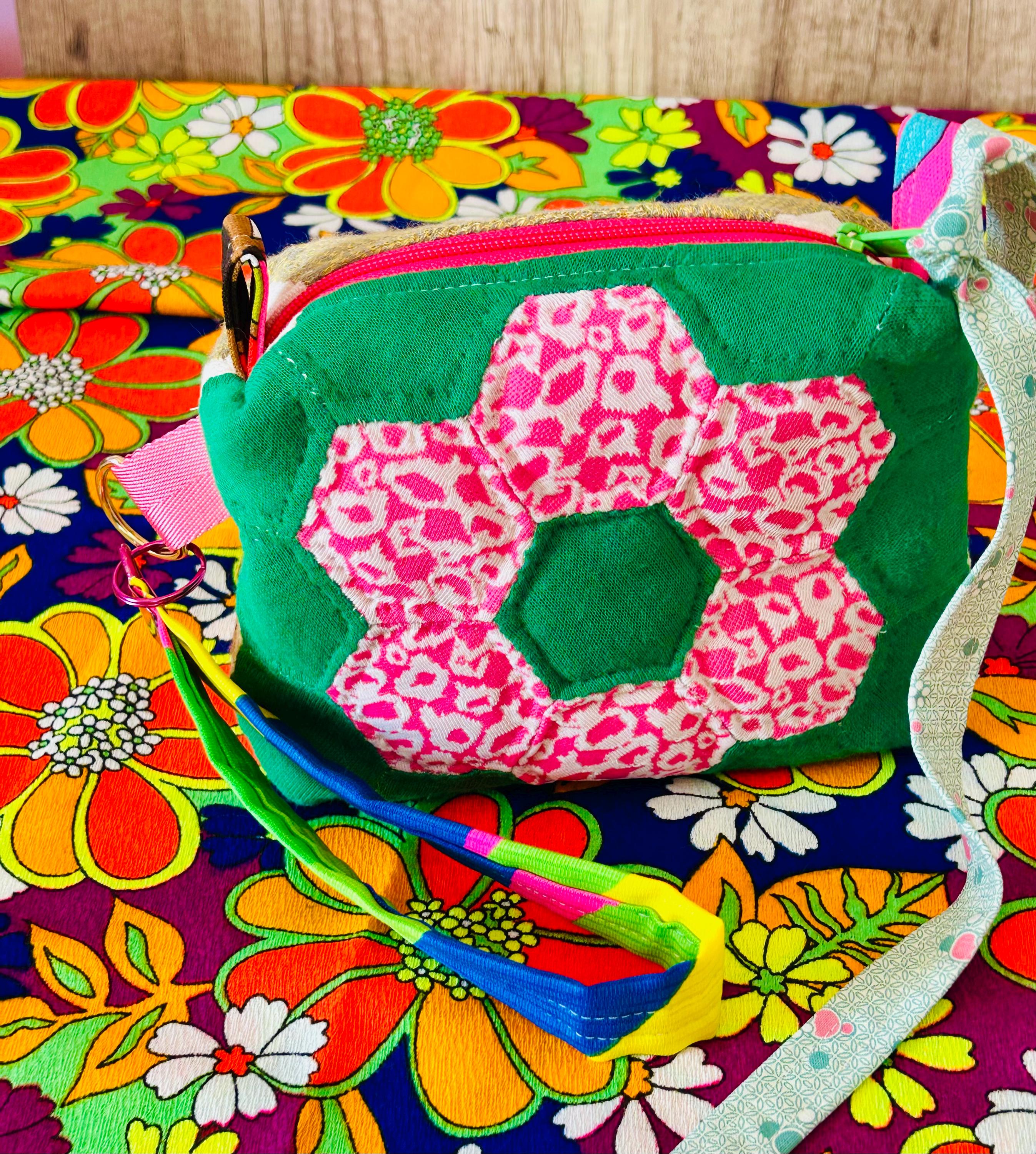 Antique quilt grandmothers flower garden - Etsy 日本