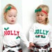 kelli Ilcisko reviewed Holiday "Holly & Jolly" Bodysuit set for twins (or siblings), great Christmas gift for TWINS