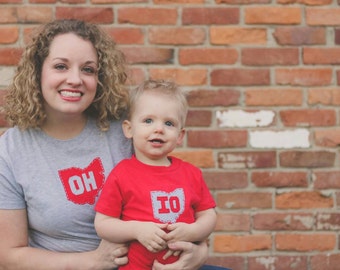 Mama en ik OH-IO t-shirt set, geweldig cadeau voor Moederdag of een nieuwe moeder, Mom-to-be