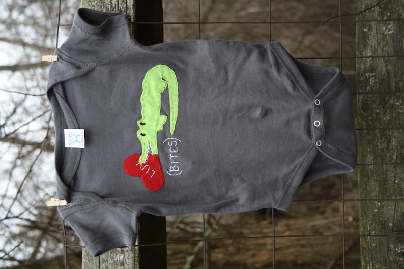 perfect for 1st Valentine/'s Day Pics Valentine/'s Day LOVE BITES baby Bodysuit