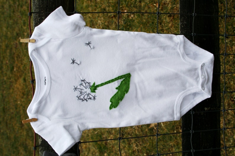 Dandelion Baby Bodysuit Wishes not weeds baby image 1