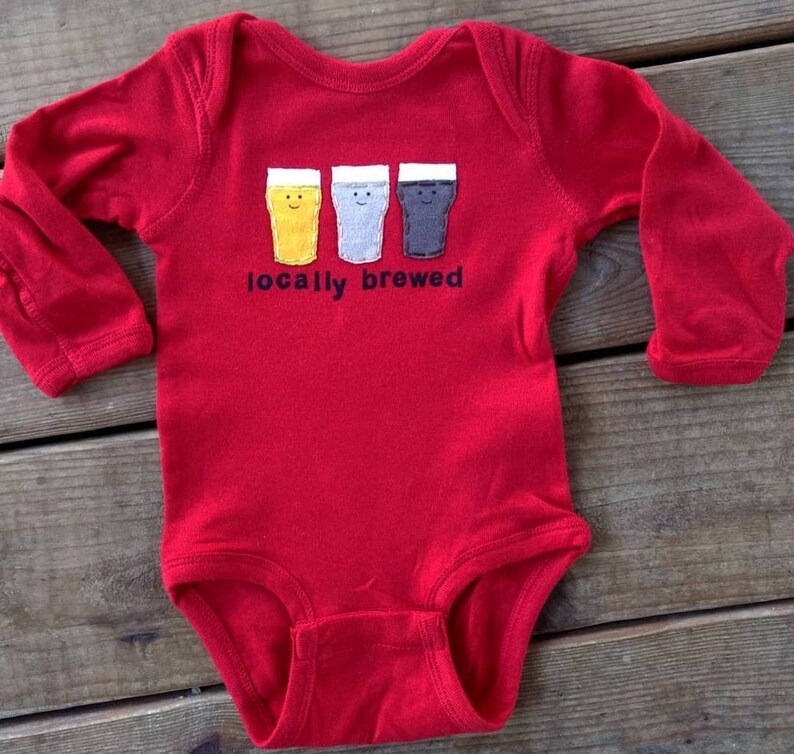 Funny Baby Onesie® locally Brewed Beer Baby One Etsy