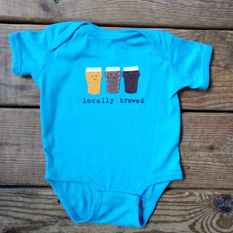 Funny Baby Onesie® locally Brewed Beer Baby One Etsy