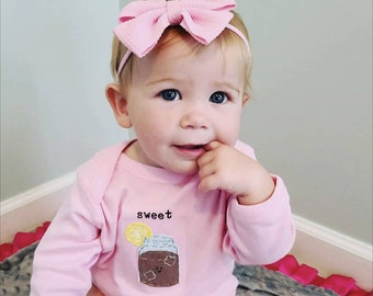 Funny baby Onesie® "Sweet Tea (Sweetie)",  cute sweet tea one piece, fun and unique baby shower gift, baby bodysuit, southern baby gift