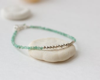 Emerald Stacking Bracelet
