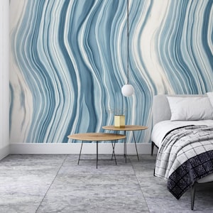 wall art,abstract waves wallpaper, eco-friendly wallpaper, wallpaper for the hallway
