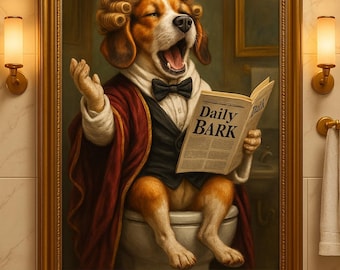 Custom Pet Portrait | Funny Dog Portrait | Royal Pet Portrait Painting | Personalized Pet Art | Pet Memorial | Pet Gift | Pet Portraits