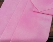 Hand-dyed wool fabric - rosy pink - rug hooking - applique and crafts - quilting - sewing - wool applique - bright baby pink - 095