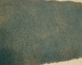 Over-dyed wool fabric - deep sky blue - basketweave textured - blue wool - applique and crafts - quilting - sewing - deep blue - 0117