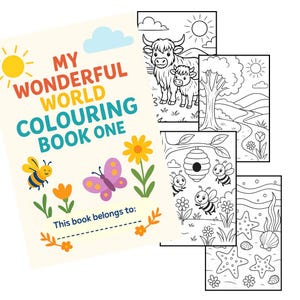 Whimsical Woodland & Countryside Animals Colouring Book for Kids