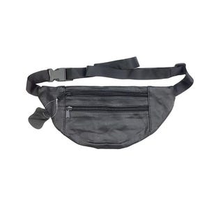 Small Leather Bum Bag Fanny Pack Waist Belt Bag