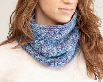 crochet cowl pattern, fast crochet patter, pdf pattern easy crochet pattern