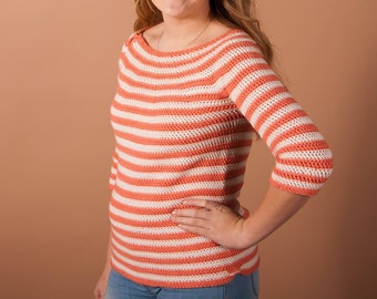 Crochet Sweater Pattern Pdf | Crochet Poncho Pattern | Beginner Sweater | Easy Crochet Pullover | Modern Cozy Pullover | Sizes Xs-3X
