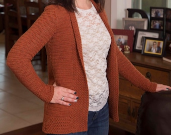 Fall Cardigan | Crochet Sweater | Crochet Cardigan Pattern | Textured Crochet Cardigan | Crochet Pattern Pdf | Easy Crochet Cardigan