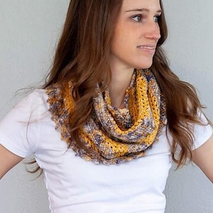 Crochet cowl pattern, crochet, cowl, pattern, cowl pattern, one skein, PDF pattern,