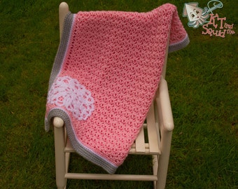 Crochet Baby Blanket Pattern | Easy Baby Blanket | Instant Pdf Download | Crochet Blanket Pattern | beginner Stitch | Easy Crochet Pattern