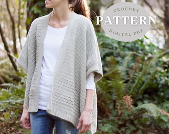 Sage Cardigan - Crochet Pattern