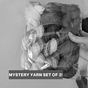 Hand Dyed Yarn | Mystery Grab Bag | Surprise Bundle | Crochet Yarn | Mystery Yarn | Superwash Merino Wool | Destash yarn
