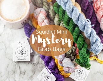 Mystery Mini Grab Bags | Hand Dyed Sock Yarn | Mini Yarn Set | 20g Mini Yarn Set | Fingering Yarn | Sock Yarn