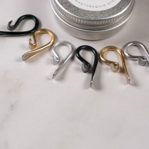 Stitch Markers for crochet, progress keepers, metal stitch markers, knit stitch markers image 2