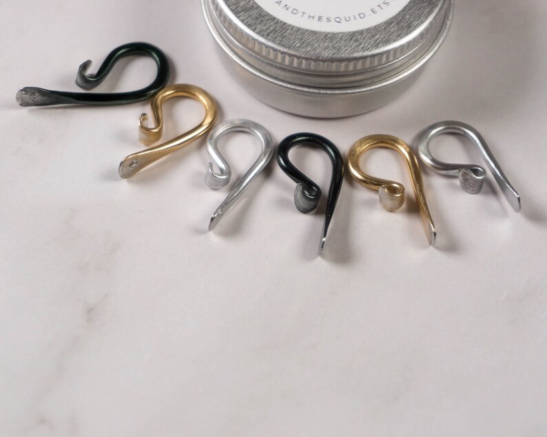 Stitch Markers for crochet, progress keepers, metal stitch markers, knit stitch markers image 2