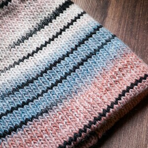 Handmade Knit Hat for Women Cozy Winter Beanie image 4