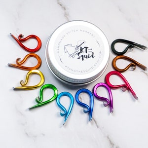 Stitch Markers for crochet, progress keepers, metal stitch markers, knit stitch markers